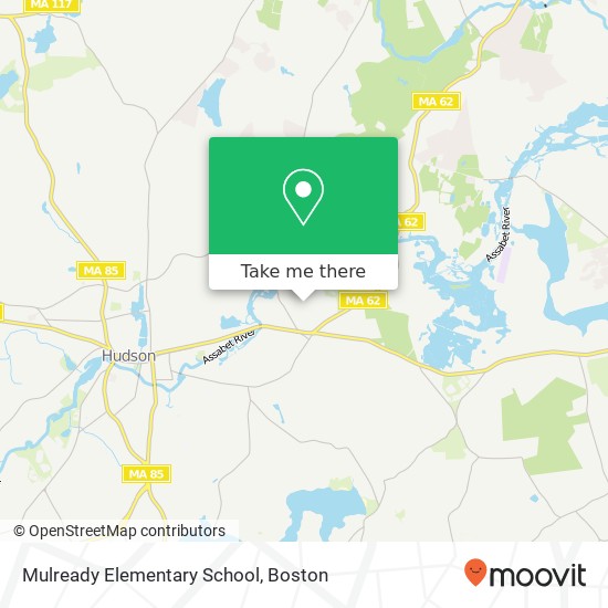 Mulready Elementary School map