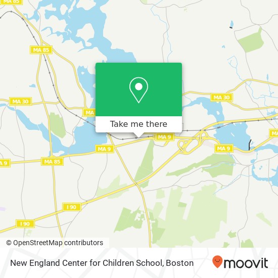 Mapa de New England Center for Children School