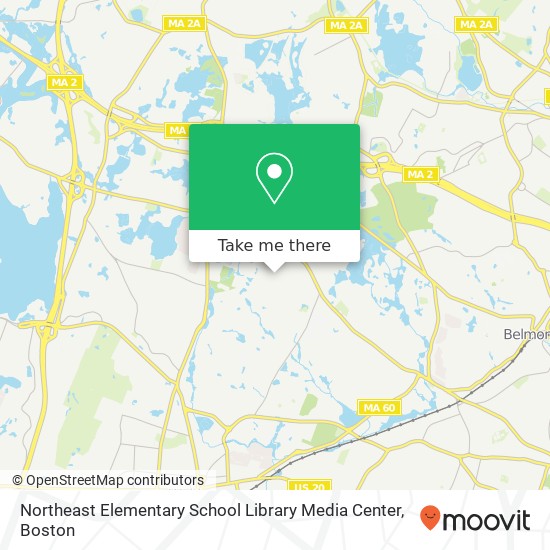 Mapa de Northeast Elementary School Library Media Center