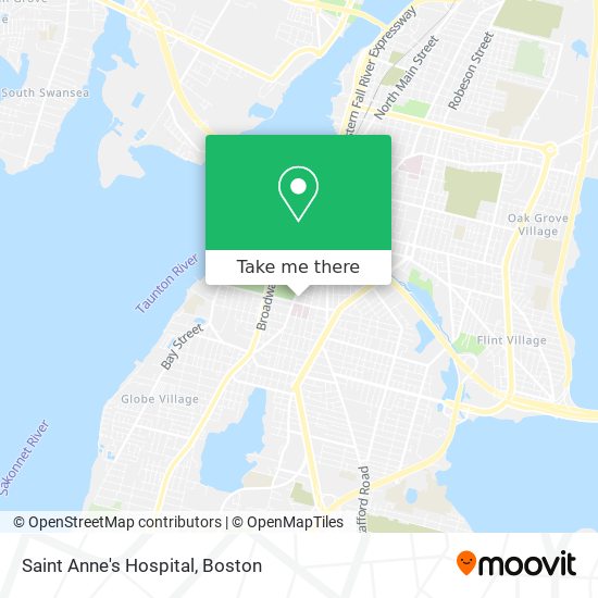 Mapa de Saint Anne's Hospital