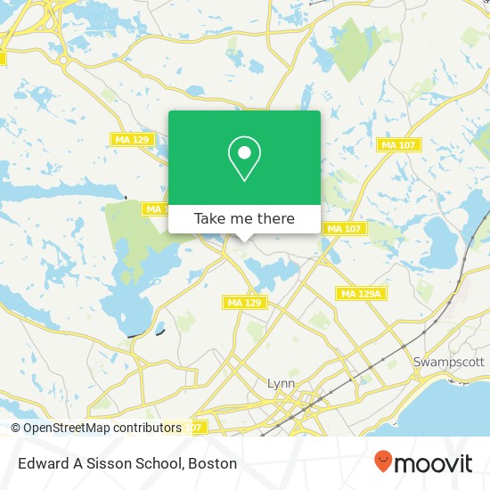 Edward A Sisson School map