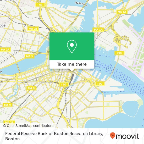 Federal Reserve Bank of Boston Research Library map