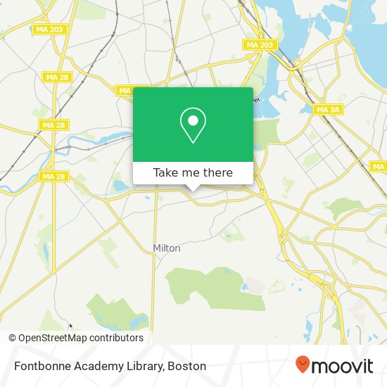 Fontbonne Academy Library map