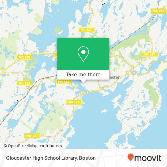 Mapa de Gloucester High School Library