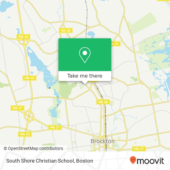 Mapa de South Shore Christian School
