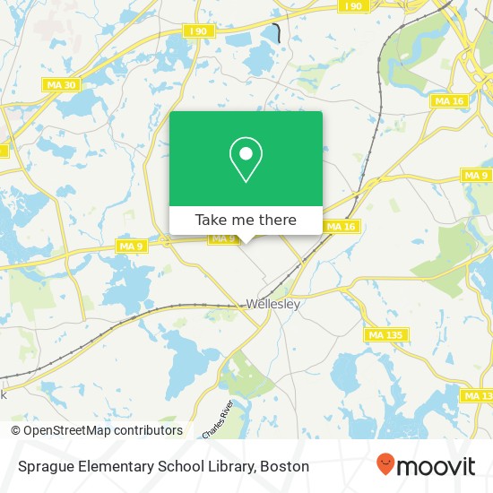 Mapa de Sprague Elementary School Library