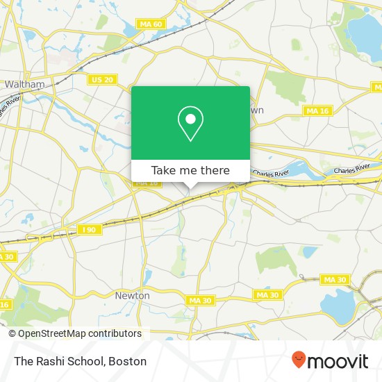 The Rashi School map