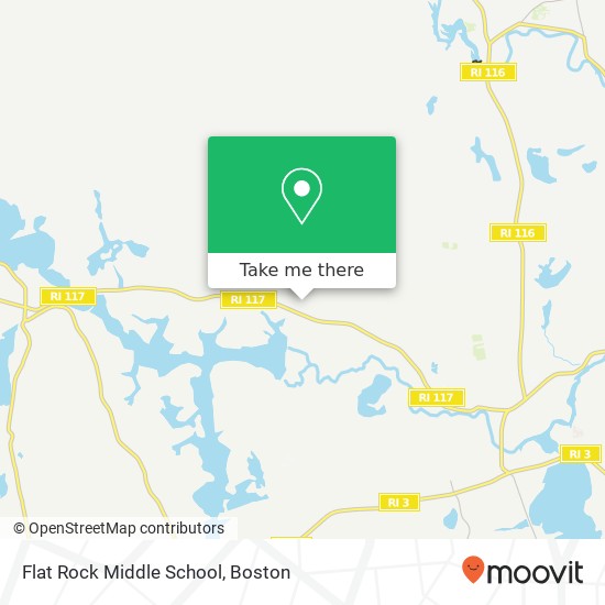 Flat Rock Middle School map