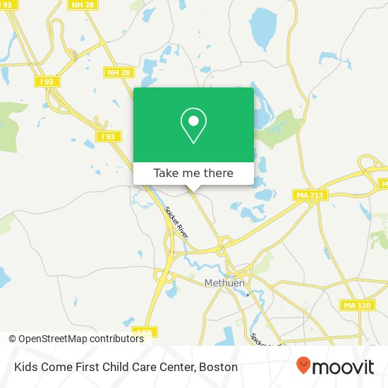 Kids Come First Child Care Center map