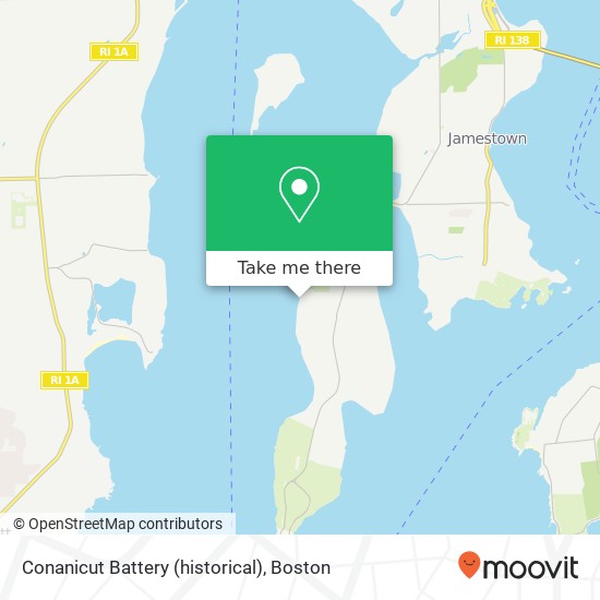 Mapa de Conanicut Battery (historical)