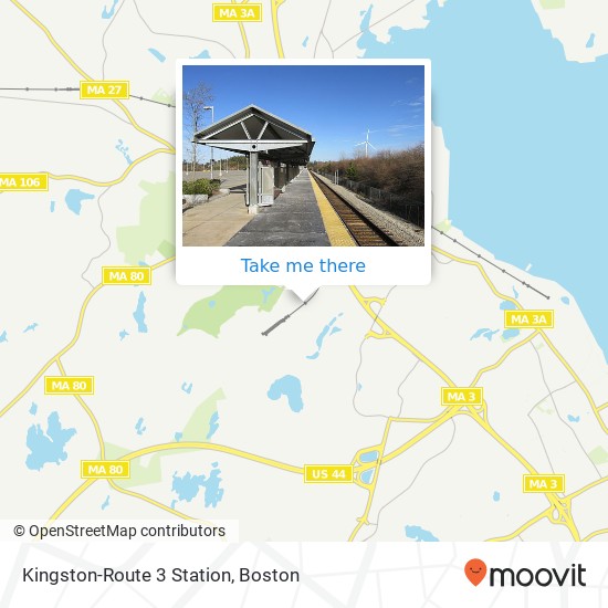 Mapa de Kingston-Route 3 Station