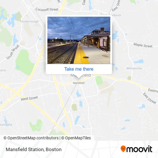 Mansfield Station map