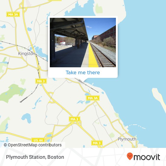 Plymouth Station map