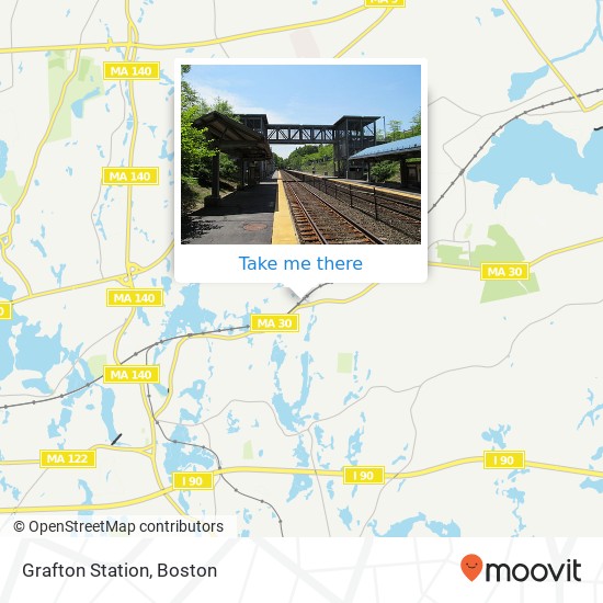 Grafton Station map