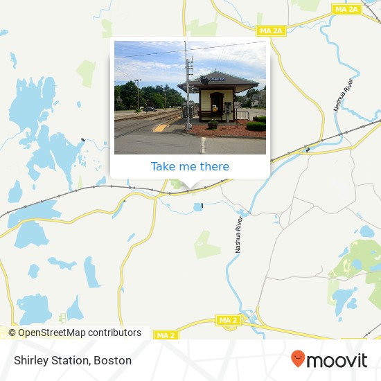 Mapa de Shirley Station