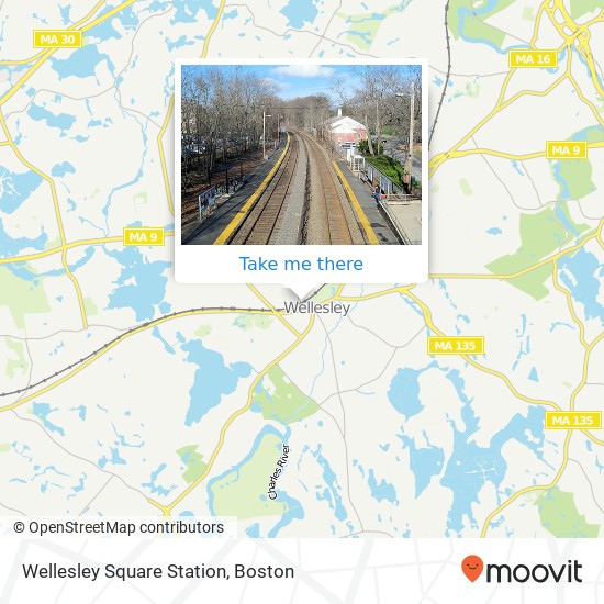 Wellesley Square Station map