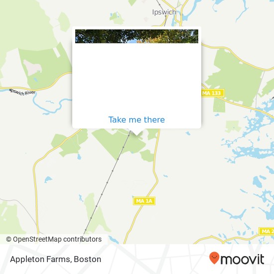 Appleton Farms map