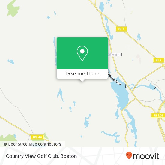 Country View Golf Club map