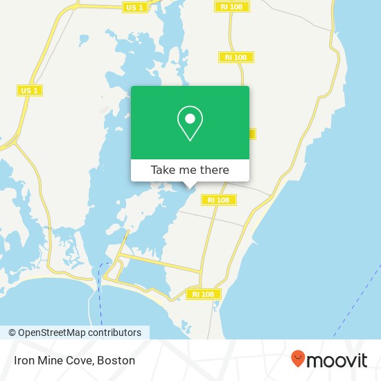 Iron Mine Cove map