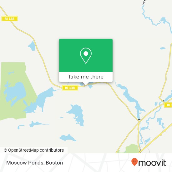 Mapa de Moscow Ponds