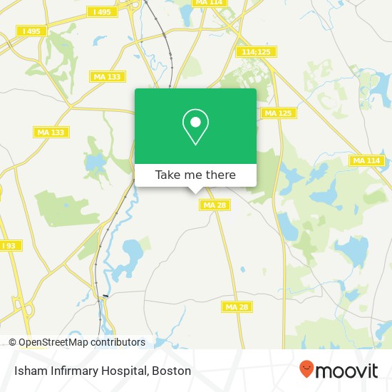 Mapa de Isham Infirmary Hospital