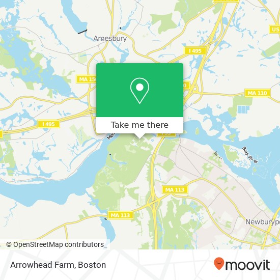 Arrowhead Farm map