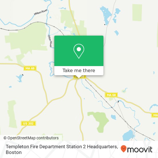 Templeton Fire Department Station 2 Headquarters map