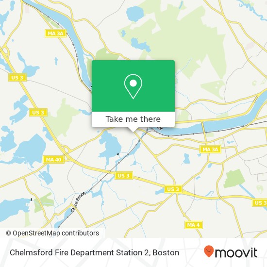 Mapa de Chelmsford Fire Department Station 2