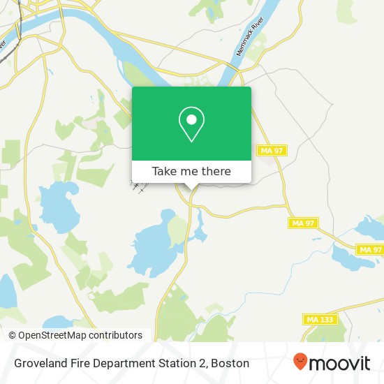 Groveland Fire Department Station 2 map