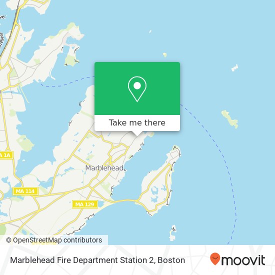 Marblehead Fire Department Station 2 map