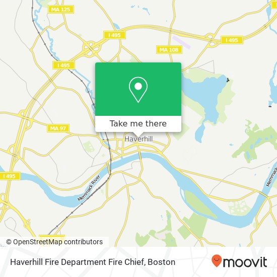 Haverhill Fire Department Fire Chief map