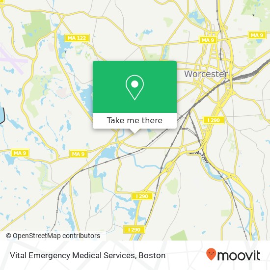 Vital Emergency Medical Services map