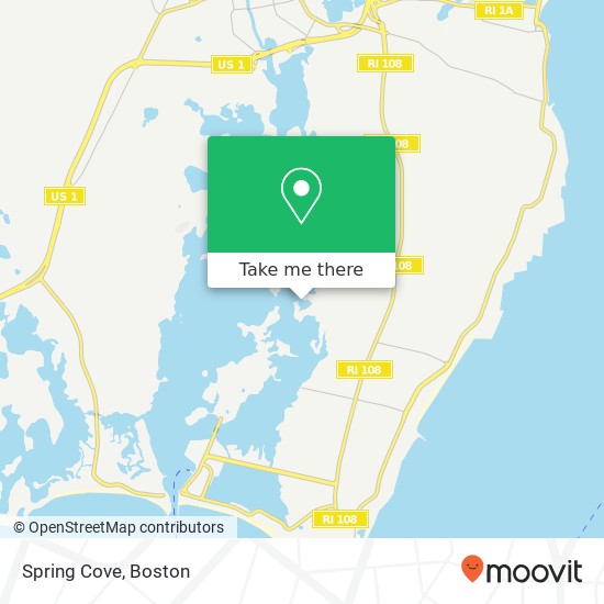 Mapa de Spring Cove