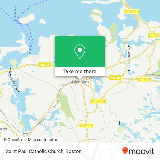 Mapa de Saint Paul Catholic Church