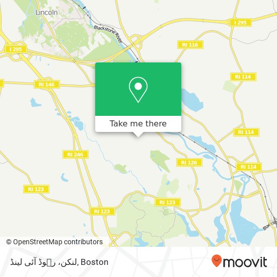 لنکن، رہوڈ آئی لینڈ map