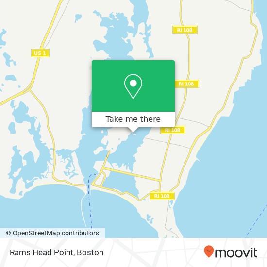 Rams Head Point map