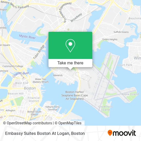 Embassy Suites Boston At Logan map