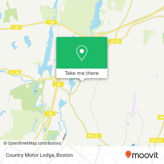 Country Motor Lodge map