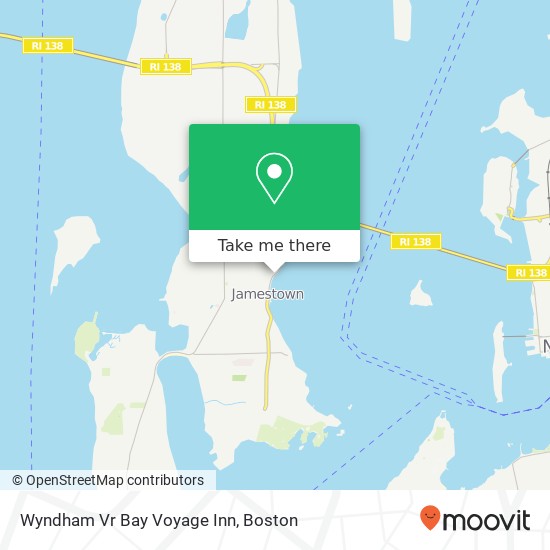 Wyndham Vr Bay Voyage Inn map