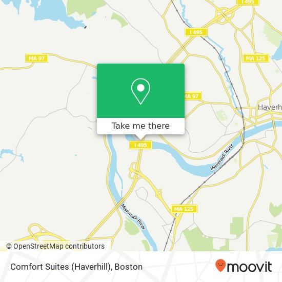 Mapa de Comfort Suites (Haverhill)