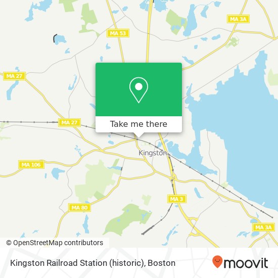 Mapa de Kingston Railroad Station (historic)