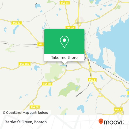 Mapa de Bartlett's Green