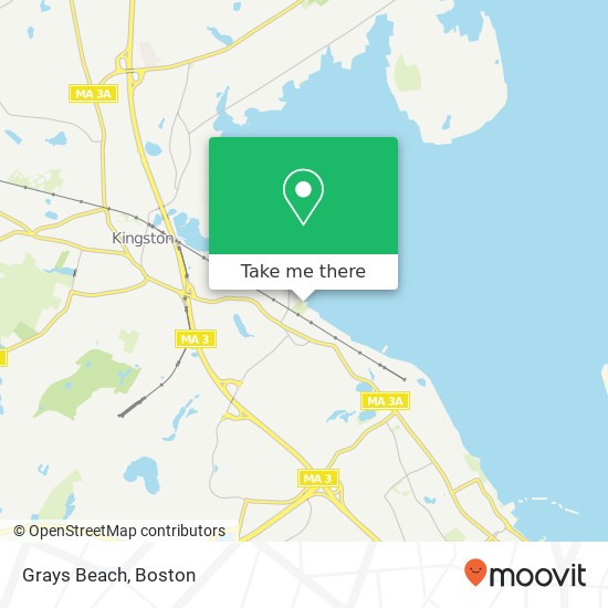 Grays Beach map