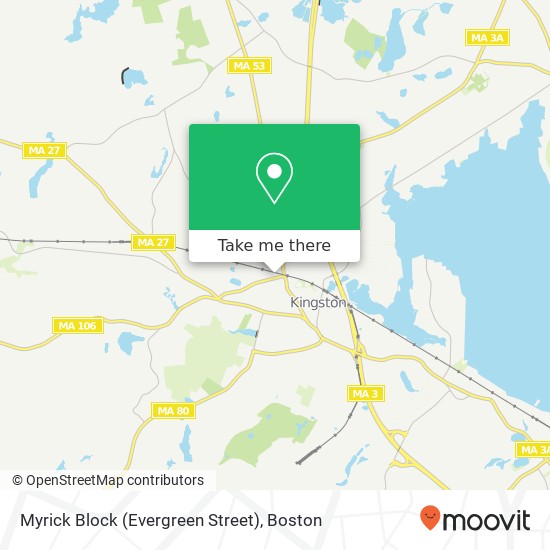 Mapa de Myrick Block (Evergreen Street)
