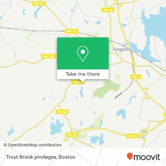Trout Brook privileges map