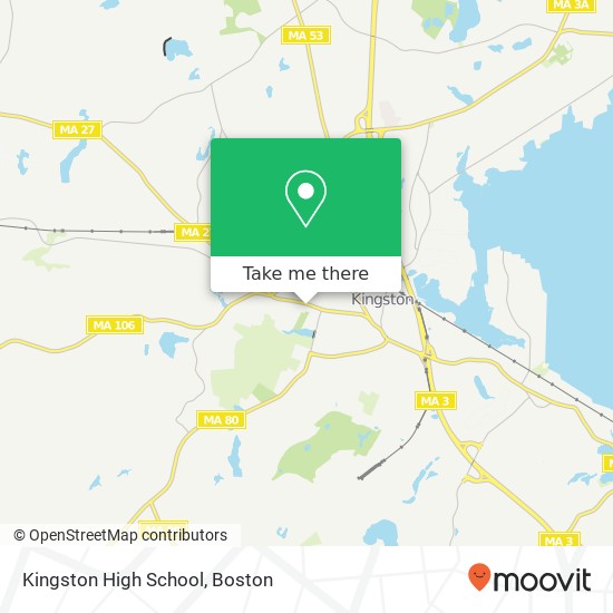 Mapa de Kingston High School