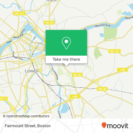 Fairmount Street map