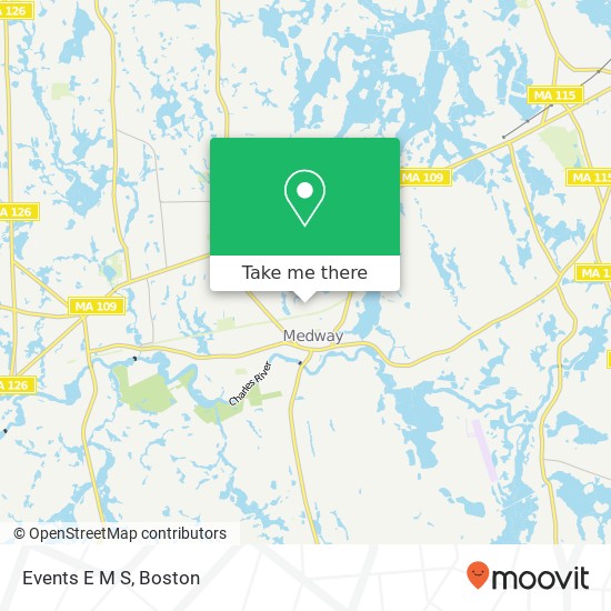 Events E M S map