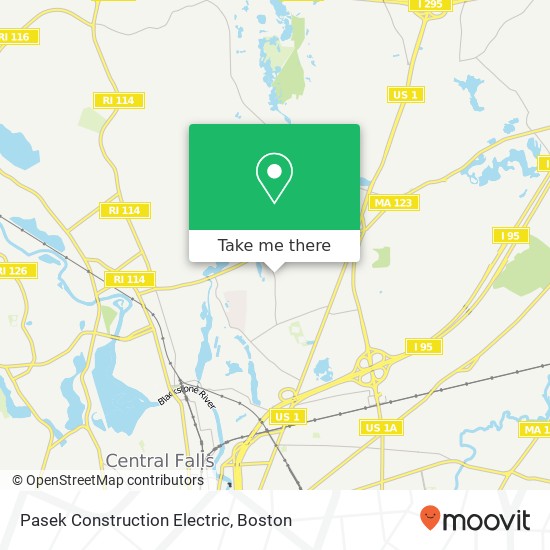 Pasek Construction Electric map