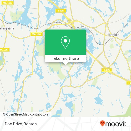 Mapa de Doe Drive